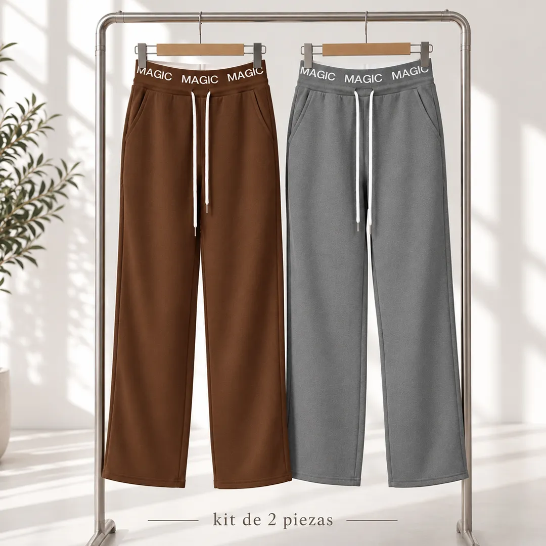 AD2648 pantalon con doble pretina dama 15913